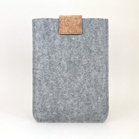 Coque pour Kobo Aura | avec fermeture magnétique et compartiment supplémentaire | gris clair - Shapes | modèle "HAKA"