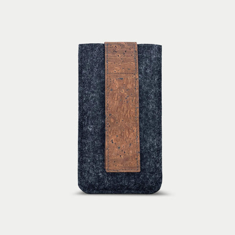 Pochette ceinture pratique pour Xiaomi POCO F6 Pro | avec fermeture magnétique et compartiment pour cartes | anthracite | modèle CLIP