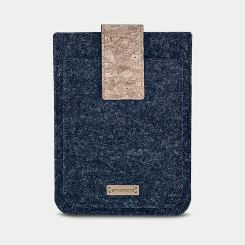 Housse pour PocketBook Era Color | avec fermeture magnétique et compartiment supplémentaire | anthracite - Rayures | Modèle "HAKA"