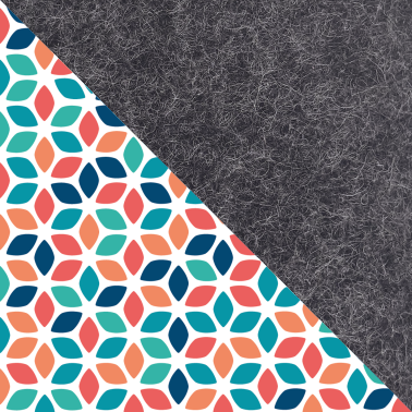 Étui pour Samsung Galaxy Z Flip6 | avec fermeture magnétique et compartiment supplémentaire | anthracite - Colorful | Modèle HAKA