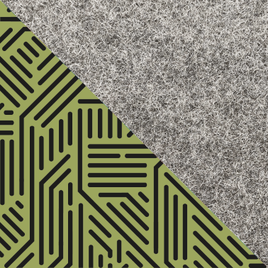 Sac bandoulière pour Samsung Galaxy A15 | en feutre et coton bio | gris clair - rayures | modèle KEDJA