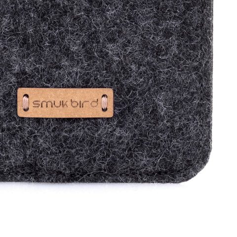 Housse de téléphone avec compartiment pour cartes pour iPhone 11 Pro | anthracite - coloré | Modèle "ZIP"