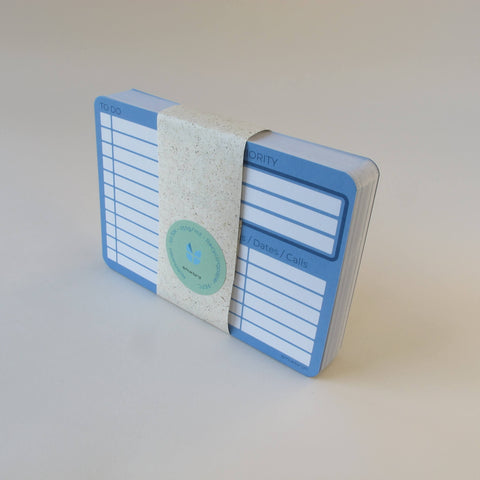 Cartes de notes « ToDo » | Pack de recharge de 50 pièces en papier recyclé