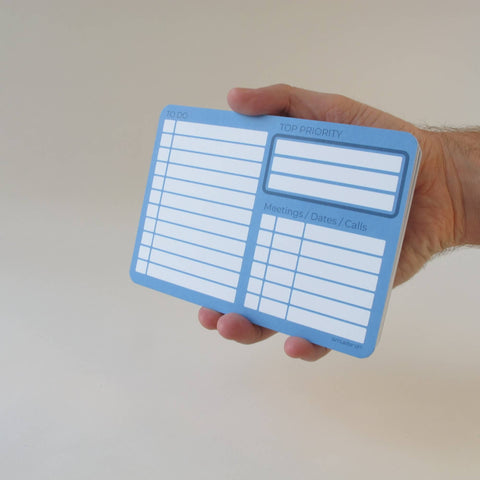 Cartes de notes « ToDo » | Pack de recharge de 50 pièces en papier recyclé