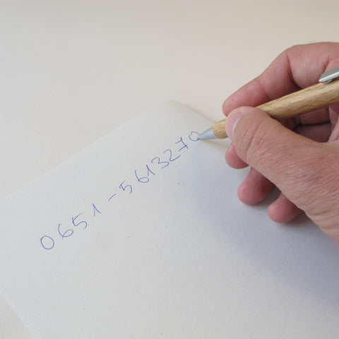 Stylo à bille durable en bois et métal - Uma TREE