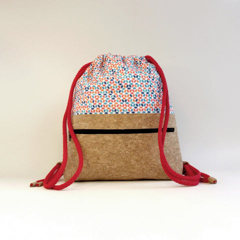 Sac à dos pour enfants, petit sac à dos | en coton et liège | Coloré