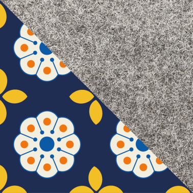 Coque de téléphone sur mesure | en feutre et coton biologique | gris clair - Bloom | Modèle "LAISSER"