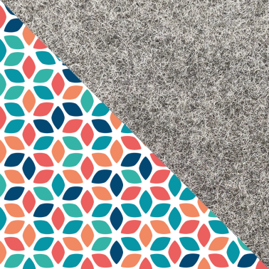 Housse pour reMarkable 1 | en feutre et coton bio | gris clair - colorful | Modèle "LET"