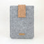 Housse pour PocketBook Verse Pro | avec fermeture magnétique et compartiment supplémentaire | gris clair - Stipes | Modèle "HAKA"