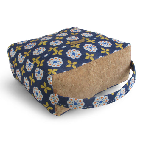 Cale-porte durable | à partir de chutes de tissu | Floraison