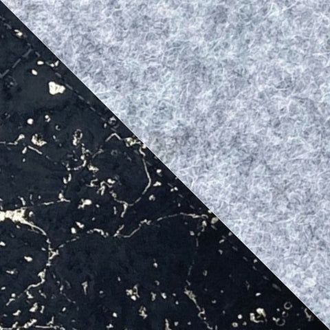 Sac bandoulière pour Fairphone 5 | en feutre et coton bio | gris clair - noir | Modèle KEDJA deluxe