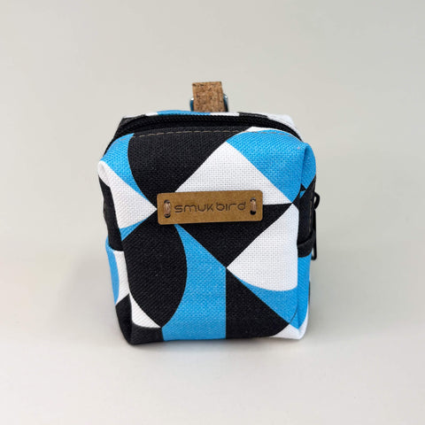 Mini-sac pour écouteurs & co. | fabriqué à partir de coton biologique | Formes de conception | Modèle PocketCube