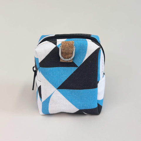 Mini-sac pour écouteurs & co. | fabriqué à partir de coton biologique | Formes de conception | Modèle PocketCube
