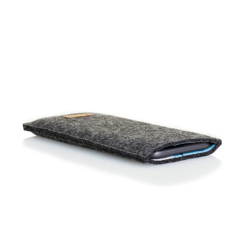 Étui de téléphone avec compartiment pour cartes pour Samsung Galaxy A16 | anthracite - shapes | Modèle "ZIP"