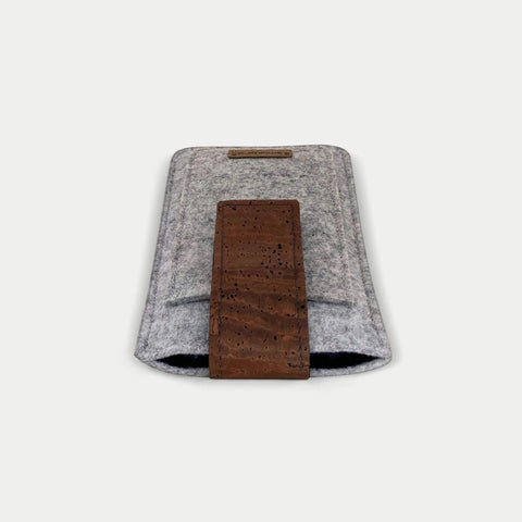 Pochette de ceinture pratique pour iPhone 11 Pro | avec fermeture magnétique et compartiment pour cartes | gris clair | modèle CLIP