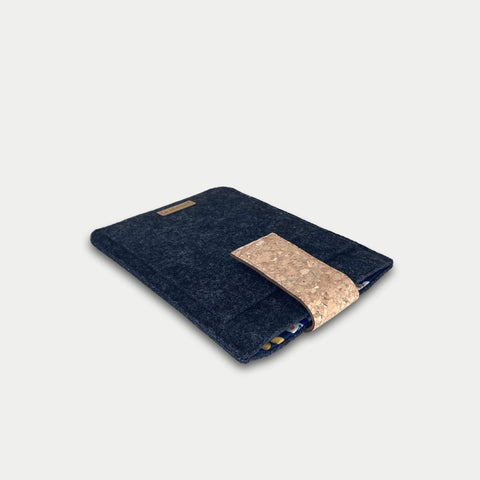 Housse pour Tolino Shine Color | avec fermeture magnétique et compartiment supplémentaire | anthracite - Bloom | Modèle "HAKA"