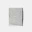 Coque pour MacBook Pro M3 Max | en feutre et coton biologique | gris clair - pistes | Modèle "LAISSER"