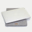 Étui pour Asus ExpertBook | en feutre et coton biologique | gris clair - rayures | Modèle "LAISSER"