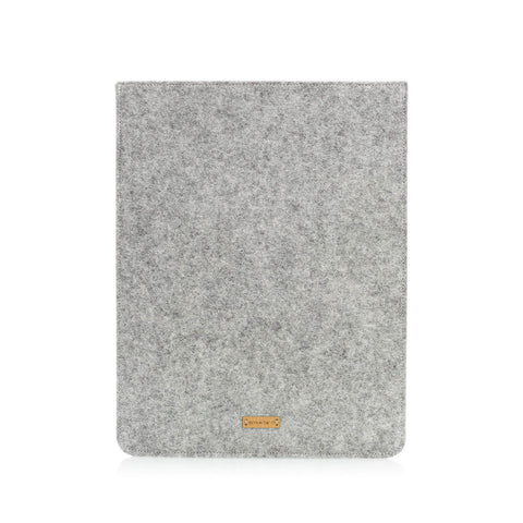 Coque pour Acer Spin | en feutre et coton biologique | gris clair - Bloom | Modèle "LAISSER"