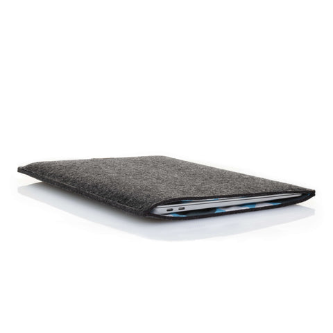 Coque pour Asus TUF Gaming | en feutre et coton biologique | anthracite - Formes | Modèle "LAISSER"
