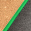Sac d'accessoires pour câbles, etc. | en feutre et liège | vert anthracite