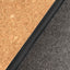 Sac d'accessoires pour câbles, etc. | en feutre et liège | anthracite-noir