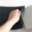Étui pour iPad Air - 5e génération | en feutre et coton biologique | anthracite - rayures | Modèle "LAISSER"