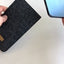 Coque de téléphone sur mesure | en feutre et coton biologique | anthracite - Formes | Modèle "LAISSER"