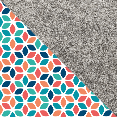 Étui liseuse sur mesure | avec fermeture magnétique et compartiment supplémentaire | gris clair - Coloré | Modèle "HAKA"