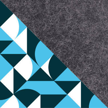 Housse pour Tolino Vision Color | avec fermeture magnétique et compartiment supplémentaire | anthracite - Shapes | Modèle "HAKA"