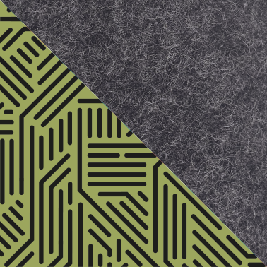 Housse pour PocketBook Verse Pro Color | en feutre et coton bio | anthracite - rayures | Modèle "LET"