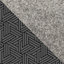Housse pour PocketBook Verse Pro Color | en feutre et coton bio | gris clair - tracks | Modèle "LET"