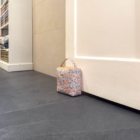 Cale-porte durable | à partir de chutes de tissu | Coloré