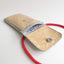 Sac bandoulière pour iPhone 12 mini | en feutre et coton biologique | gris clair - coloré | Modèle KEDJA