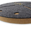 Horloge murale en feutre et liège 30 cm | anthracite - or | Conception : Odense