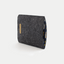 Coque de téléphone portable pour iPhone XR | en feutre et coton biologique | anthracite - floraison | Modèle "LAISSER"