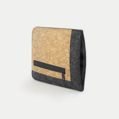 Housse de téléphone avec compartiment pour cartes pour Samsung Galaxy A34 | anthracite - pistes | Modèle "ZIP"