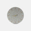 Horloge murale en feutre et liège 30 cm | gris clair - or | Conception : Copenhague