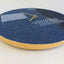 Horloge Wabi Sabi Denim ronde 30 cm | Jean - gold | Conception : Fukuoka