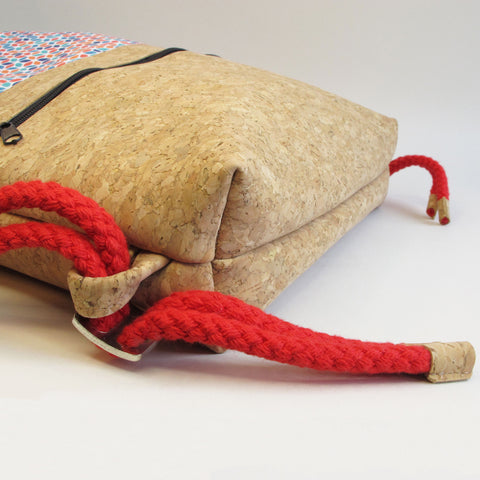 Sac à dos pour enfants, petit sac à dos | en coton et liège | Coloré