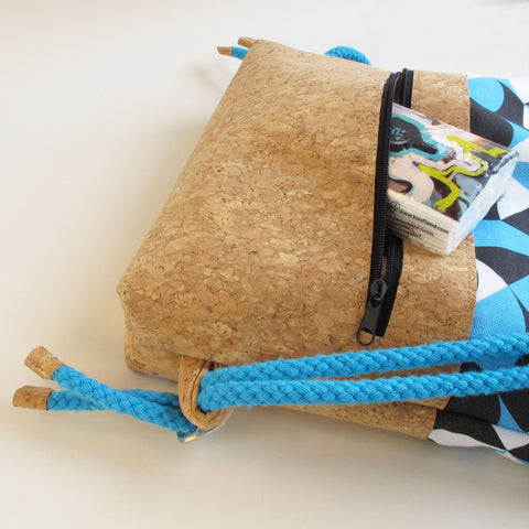 Sac à dos pour enfants, petit sac à dos | en coton et liège | Formes