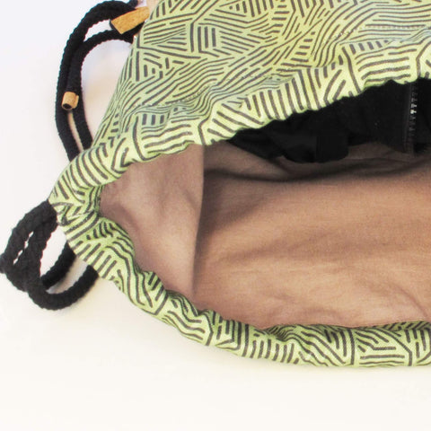 Sac à dos pour enfants, petit sac à dos | en coton et liège | Rayures