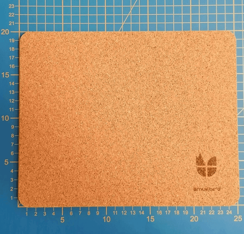 Tapis de souris en feutre et liège | 20x25cm | anthracite