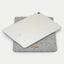Coque pour Galaxy Tab S9 FE | en feutre et coton biologique | gris clair - formes | Modèle "LAISSER"