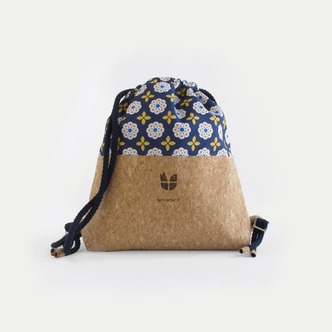 Sac à dos pour enfants, petit sac à dos | en coton biologique et liège | Floraison