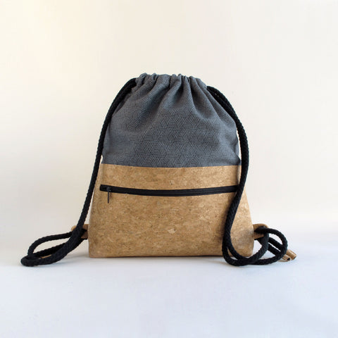 Sac à dos pour enfants, petit sac à dos | en coton et liège | pistes