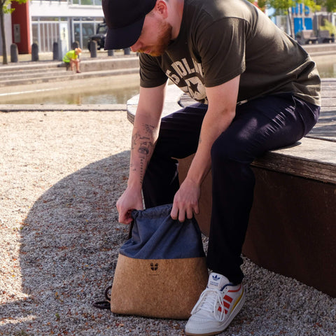 Sac à dos pour enfants, petit sac à dos | en coton et liège | Formes