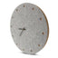 Horloge murale en feutre et liège 30 cm | gris clair - noir | Conception : Esbjerg