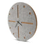 Horloge murale en feutre et liège 30 cm | gris clair - noir | Conception : Odense