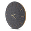 Horloge murale en feutre et liège 30 cm | anthracite - or | Conception : Copenhague